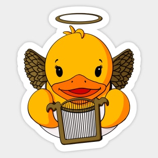Angel Rubber Duck Sticker